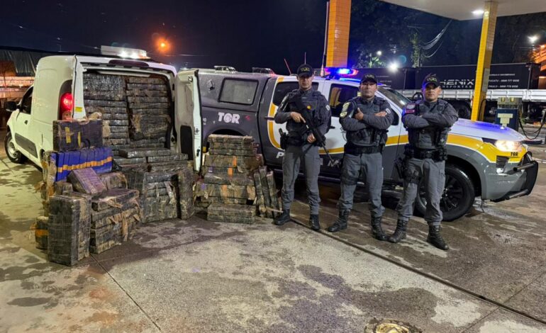 Casal é preso com quase 1 tonelada de maconha no interior de São Paulo