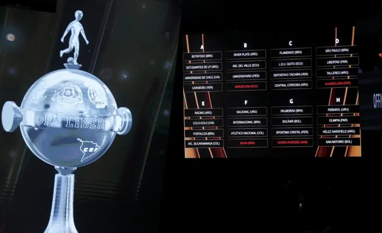 Conmebol sorteia grupos da próxima edição da Libertadores