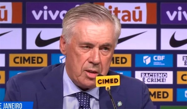 Sem Neymar, Ancelotti anuncia lista de convocados