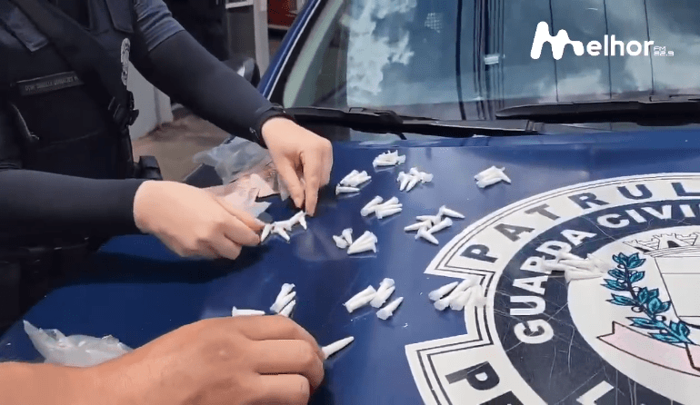 Canil da GCM de Limeira prende suspeito de tráfico de drogas no bairro Abílio Pedro