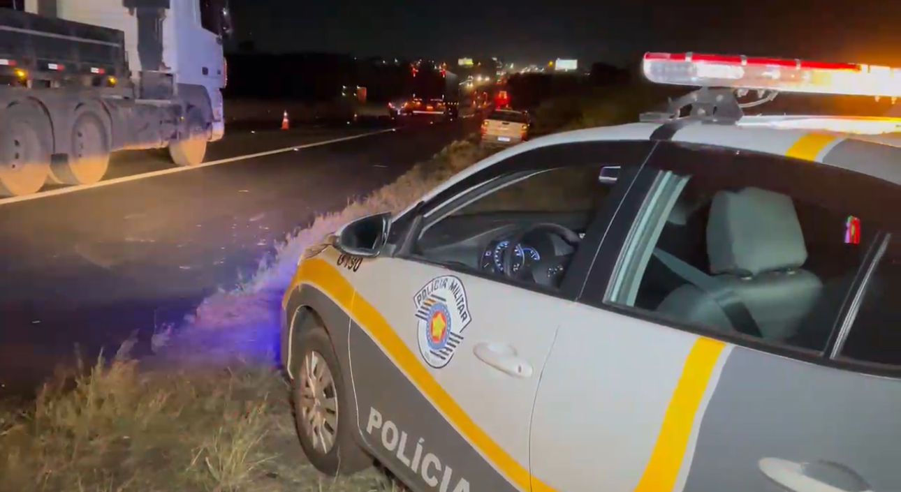 Motociclista sofre queda e morre atropelado na Rodovia Anhanguera em Limeira