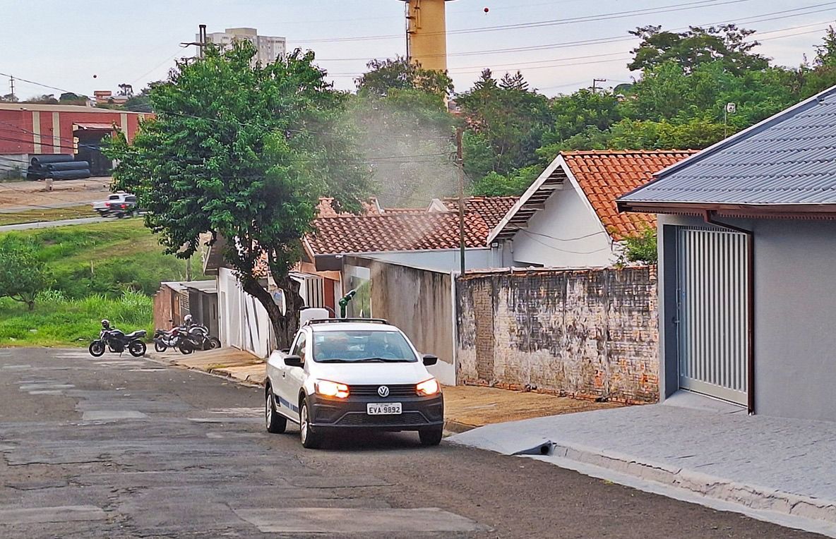 Nebulização contra a dengue continua nesta semana, em Limeira