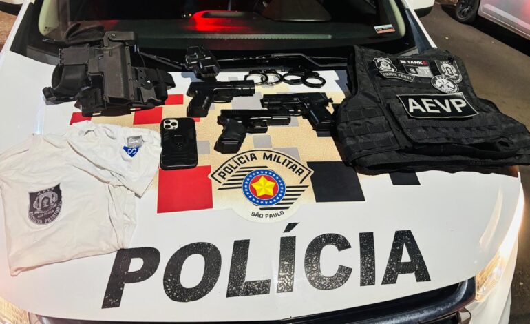 Homem é preso em Limeira após ameaçar e perseguir mulheres; simulacros de arma foram apreendidos