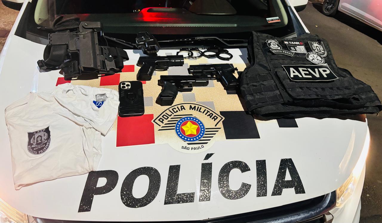 Homem é preso em Limeira após ameaçar e perseguir mulheres; simulacros de arma foram apreendidos