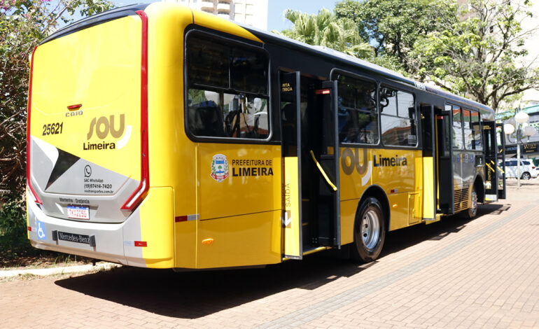 Linha especial de ônibus vai atender população na festa de aniversário de Limeira