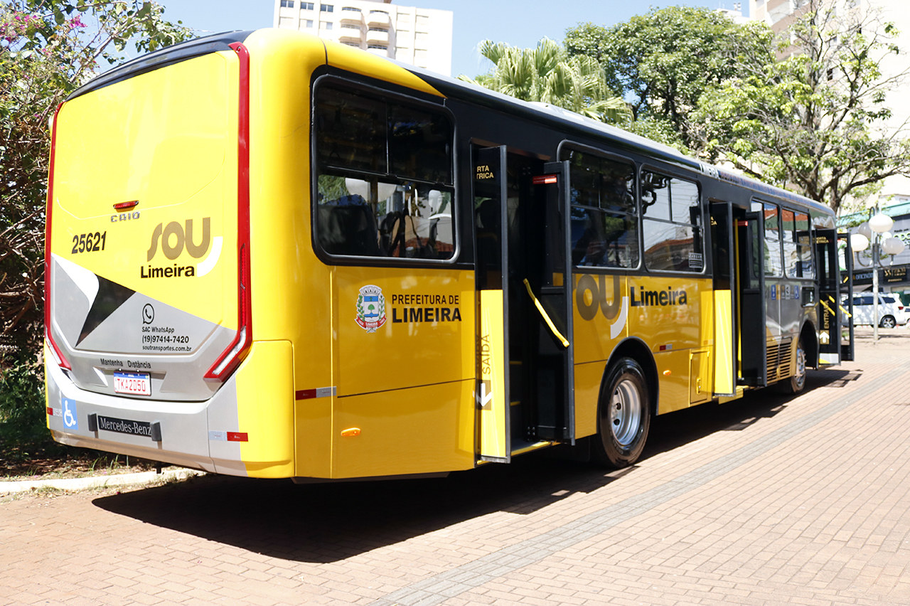 Linha especial de ônibus vai atender população na festa de aniversário de Limeira