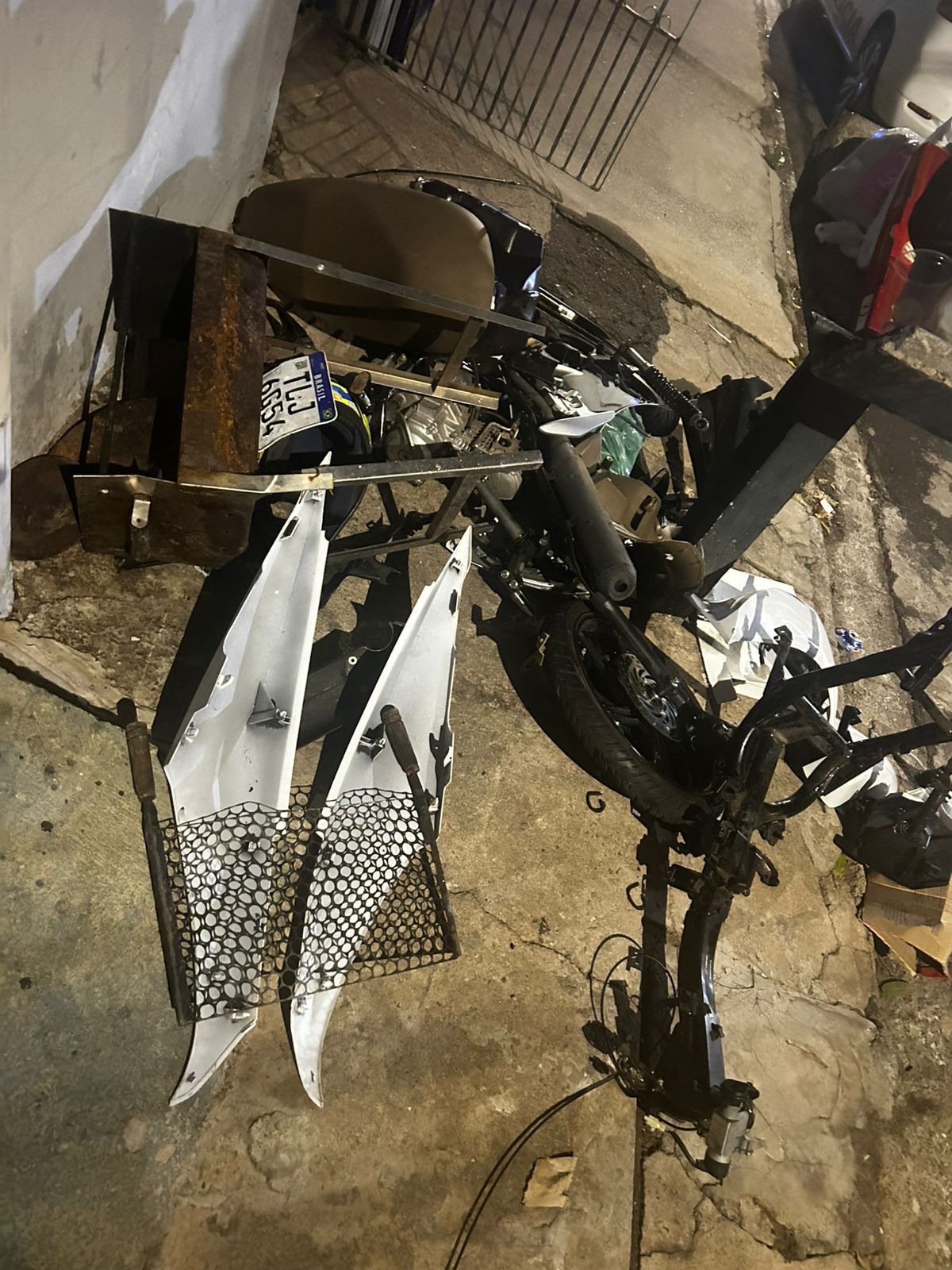 PM apreende motocicleta furtada durante ocorrência de violência doméstica em Limeira