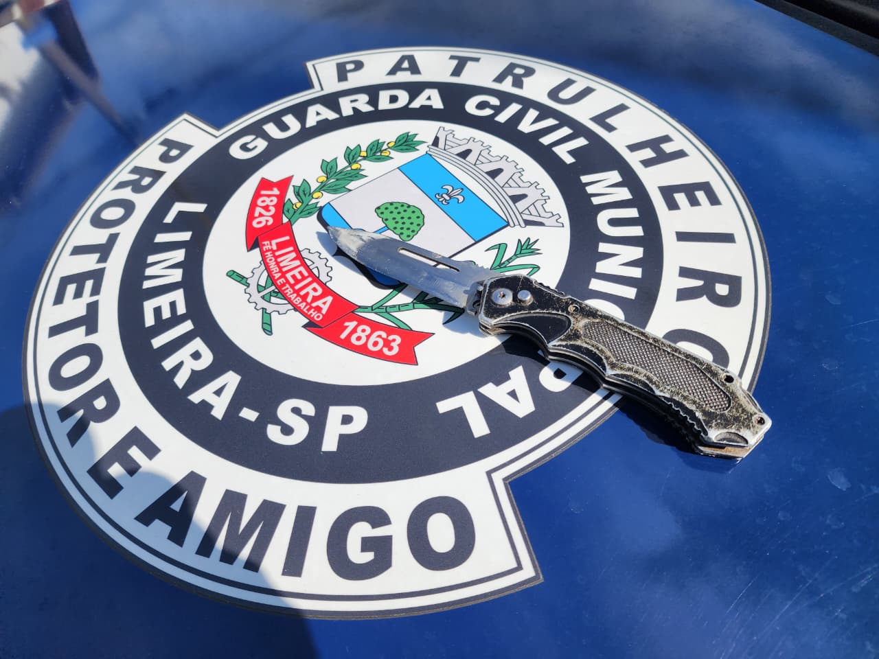 Homem é detido pela GCM por agressão e ameaça com faca em Limeira