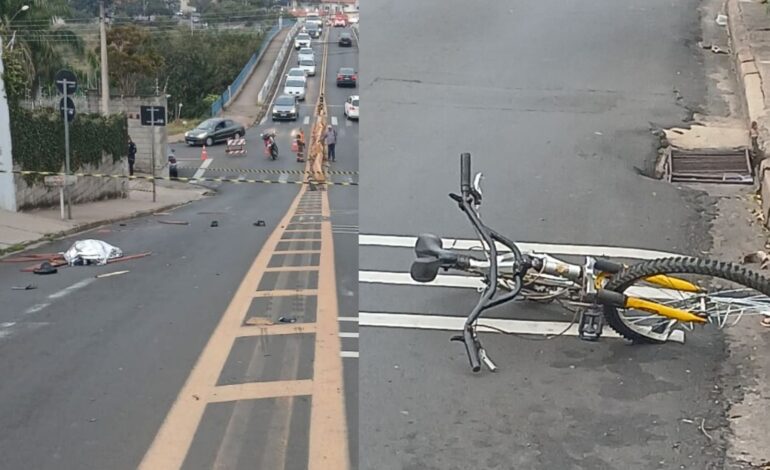 Ciclista morre após ser atropelado por três veículos em Limeira
