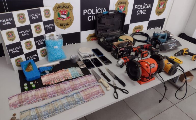 DISE prende cinco pessoas e apreende grande quantidade de drogas em operação realizada em Limeira