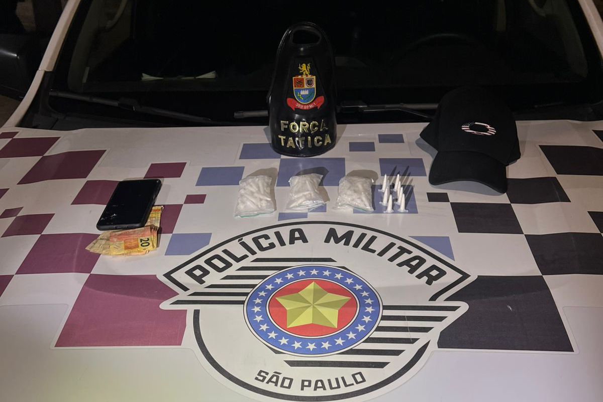 Homem é preso em flagrante por tráfico de drogas em Limeira