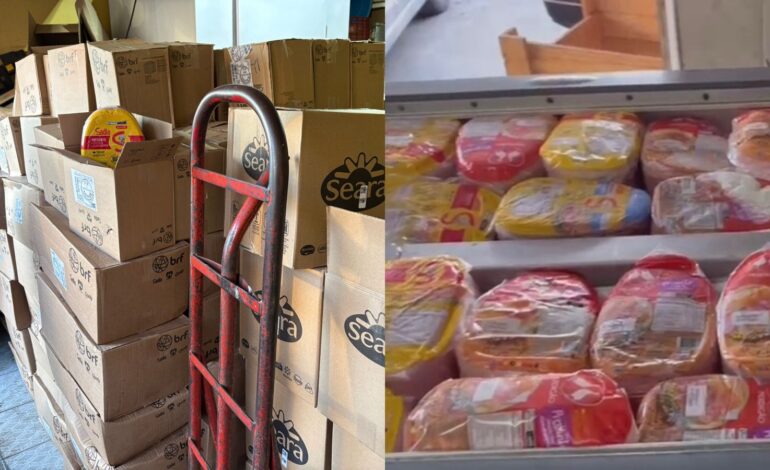 Mais de sete toneladas de alimentos vencidos são apreendidas em depósito irregular, em Limeira