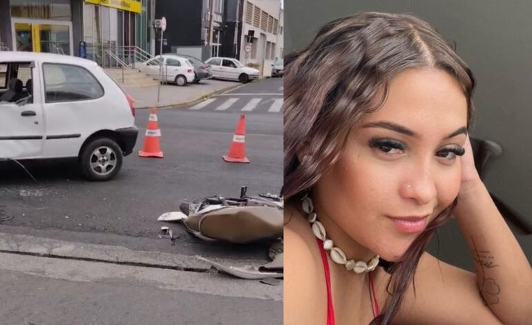 Jovem morre ao ter moto atingida na Av. Piracicaba; condutor de carro é liberado após fiança