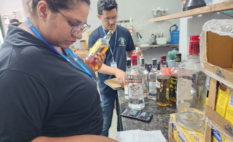 Fiscalização apreende bebidas em oito estabelecimentos de Limeira