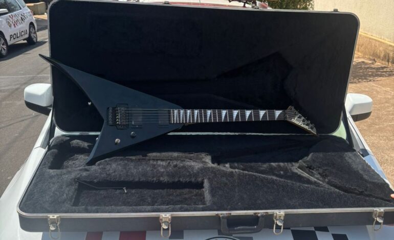 Polícia Militar recupera guitarra avaliada em R$ 20 mil furtada em São José dos Campos