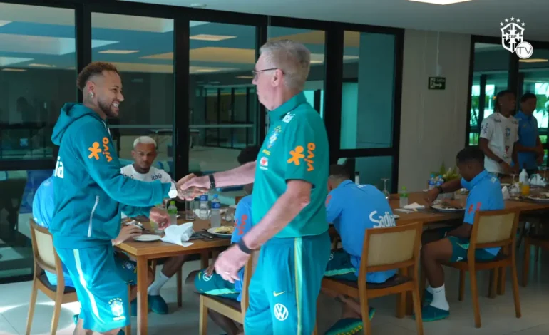 Seleção brasileira se apresenta na Granja Comary para a Copa do Mundo