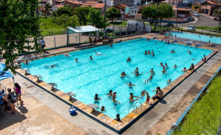 Piscinas municipais reabrem aos fins de semana a partir deste sábado (17) em Limeira