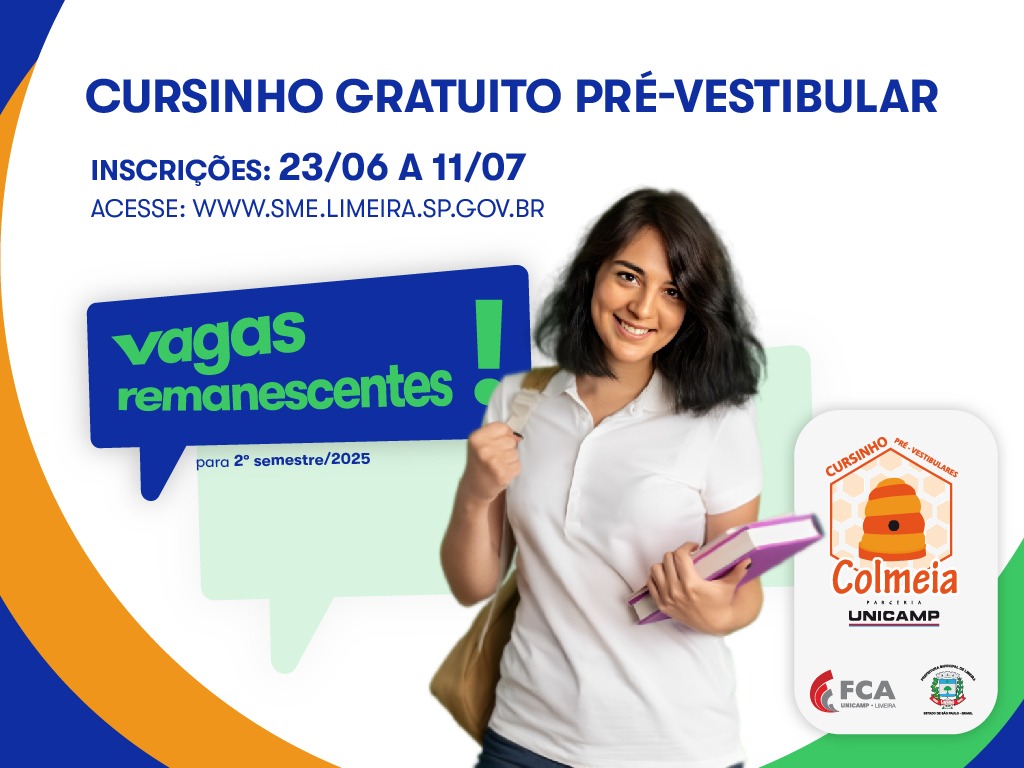 Inscrições para cursinho pré-vestibular gratuito vão até amanhã