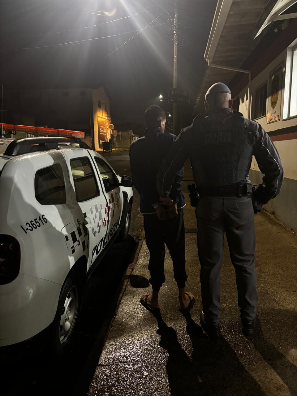 Homem é preso por violência doméstica no Parque Nossa Senhora das Dores