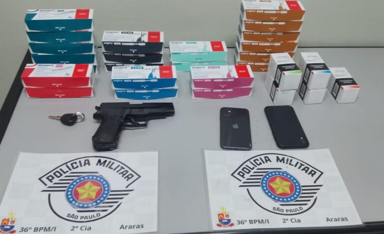 Polícia Militar apreende adolescentes após roubo a farmácia em Araras; medicamentos para emagrecimento são recuperados