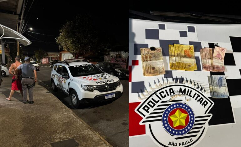 Homem é preso por tráfico de drogas no Jardim São Pedro, em Limeira