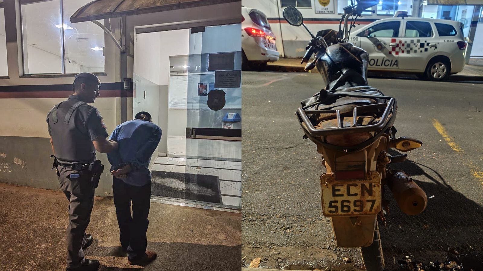 Pai é preso por agredir a filha e adulterar veículo em Engenheiro Coelho