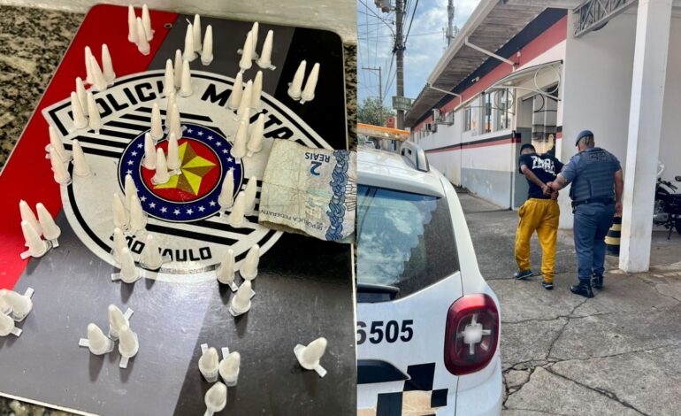 Homem é preso por tráfico de drogas e recapturado em Limeira