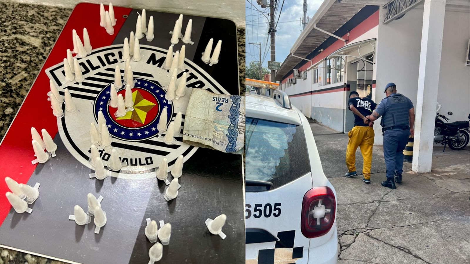 Homem é preso por tráfico de drogas e recapturado em Limeira