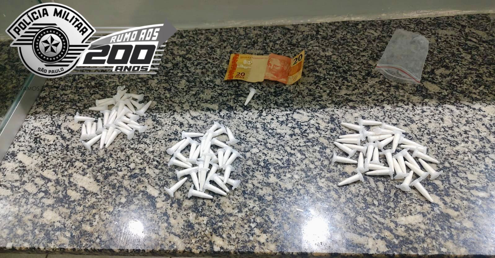 Porções de cocaína: Homem é preso por tráfico de drogas em Limeira