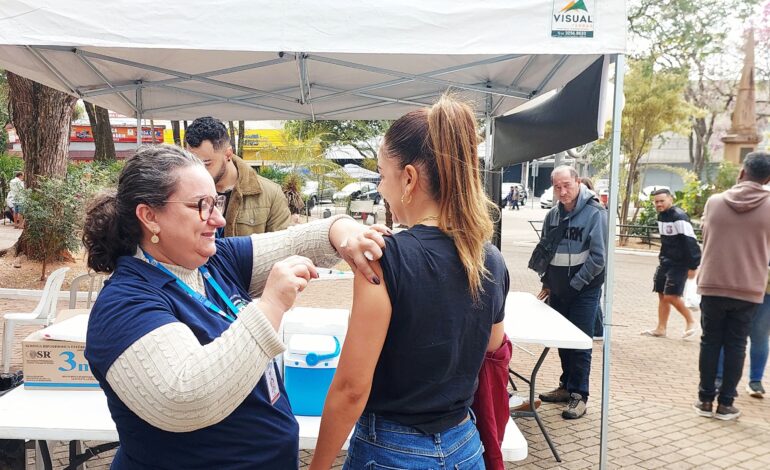 População poderá se vacinar sexta e sábado durante a festa Vem Pro Largo, em Limeira